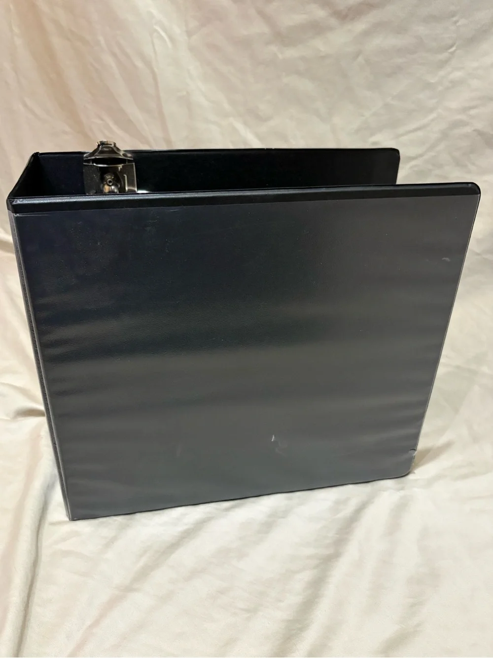 Set of 4 - Black & White 3-Ring Binders - 2.5”- 4”